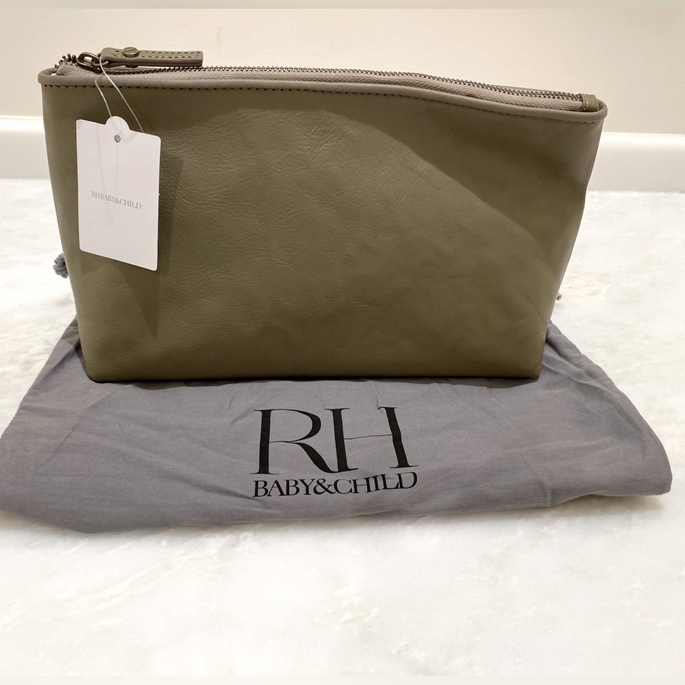 Restoration Hardware Baby & Child Premium Leather Diaper Bag Accessory Bag